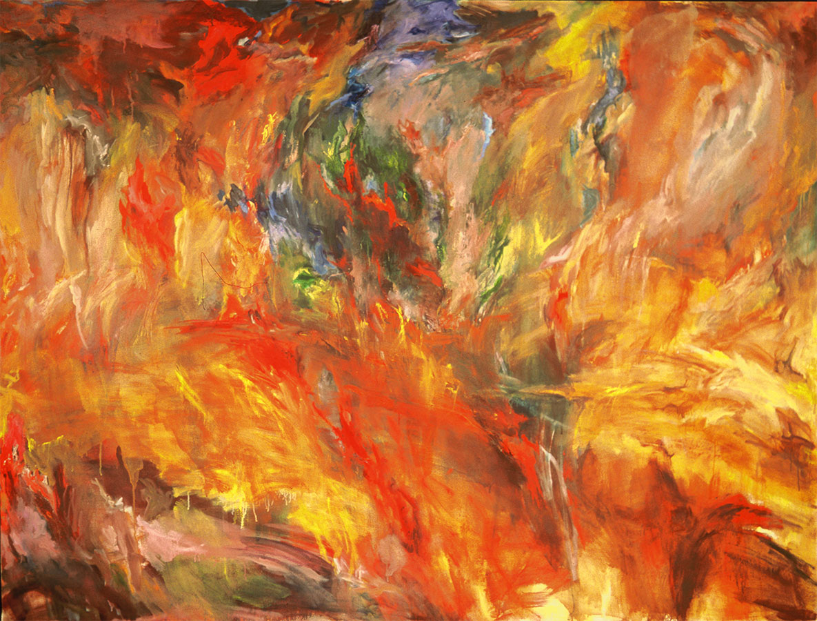 Spiriti Ascendono #3 - Oil - 60in x 79in - 1996 - <a href="https://mgpainter.com/contact">Available</a>